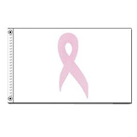 Pink Ribbon flag, DFLAGPINK1525