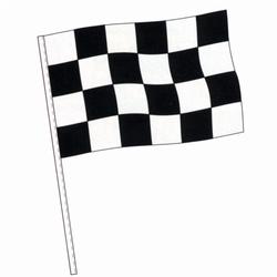 End of Race Checkered Antenna Flag, DFLAGRSC24