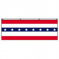 Full Flats with Stars & Stripes, DFLAT38WSN