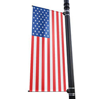 US Flag Street Pole Banner,DUS1834