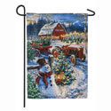 Tree Farm Solar LED Garden Flag EE14SL8657G