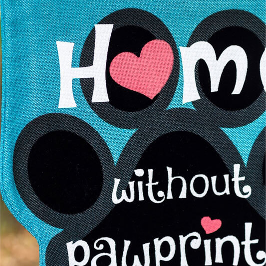 Vigor Home Gartenflagge „A House Is Not A Home“ – Doppelseitig, 30,5 X 45,7 Cm, Wetterfest
