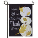 Let Us Give Thanks Burlap Garden Flag, EE14B8141BLG