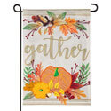Autumn Gather Burlap Garden Flag, EE14B9326G