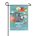 Come In and Hang Sloth Garden Banner, EE14S8928G