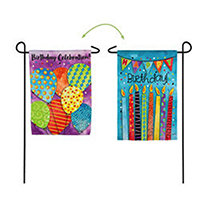 Birthday Celebration Two Sided Garden Banner, EE14S8977FBG