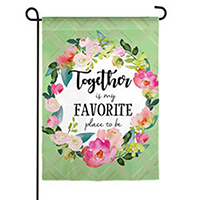 Together Suede Garden Banner, EE14S9797G