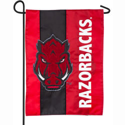 University of Arkansas Razorbacks Embellished Hog Garden Flag, EE16SF911G
