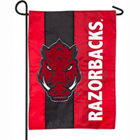 University of Arkansas Razorbacks Embellished Hog Garden Flag, EE16SF911G