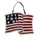 American Flag Hook and Loop Door Hanger, EE2DHP1590