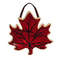 Fall Leaf Reversible Sequin Door Hanger, EE2DHS1612