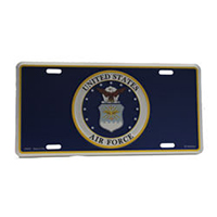 Air Force License Plate