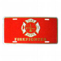 Firefighter License Plate, EEILP0620