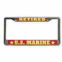 Retired US Marine License Plate Frame, EEILP3926