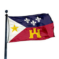 Acadiana flag, FACAD35N