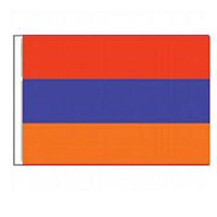 Armenia Flag with Pole Hem, FARME35PH
