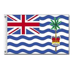 British Indian Ocean Territory Economy Polyester Flag (3 ft. x 5 ft.), FBRIT35IOP