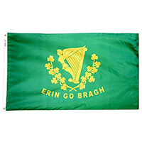 Erin-Go-Bragh Economy Polyester Flag, FERIN35P