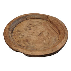 Handcarved Wooden Charger