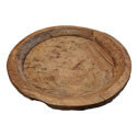 Handcarved Wooden Charger