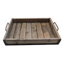 Handcrafted Wood Large Tray