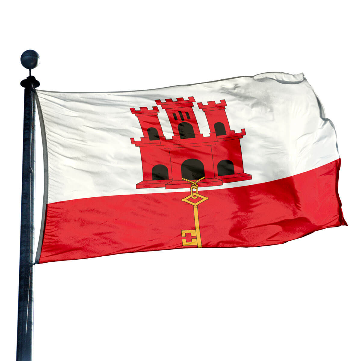 Gibraltar Applique Nylon Flag (4 ft. x 6 ft.)