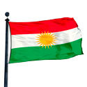 Kurdistan Nylon Flag, FKURD35