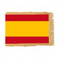Spain Fringed Flag with Pole Hem, FBPP0000012231