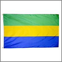 Gabon Flags