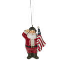 Patriotic Santa Ornament, GAN146739