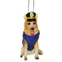 Police Dog Ornament, GAN162538POLICE