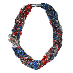 Confetti Necklace Black, GANER58299BLK