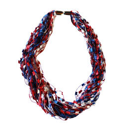 Confetti Necklace Red, GANER58299RED