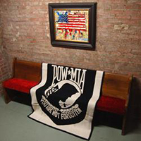 POwithMIA Flag Blanket, GBCPOW