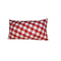 Red Gingham Pillow (12 in x 21 in)