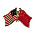 China and US Flags Lapel Pin, GPINUSCHI