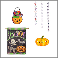 Halloween Flags, Banners, & Decorations