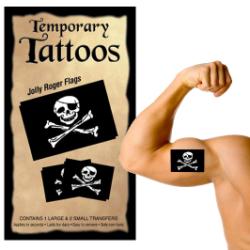 Jolly Roger Temporary Tattoos, III1770