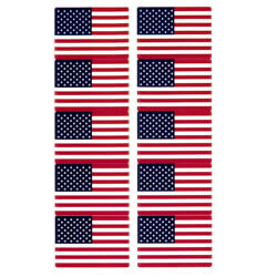American Flag Stickers, III2400
