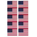 American Flag Stickers, III2400