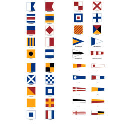 International Code Signal Decal