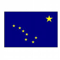 Alaska Flag Decal (3-1/2 in. x 5 in.), III426