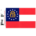 Georgia Flag Decal