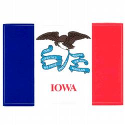 Iowa Flag Decal (3-1/2 in. x 5 in.), III440