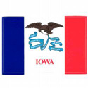 Iowa Flag Decal (3-1/2 in. x 5 in.), III440
