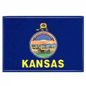 Kansas Flag Decal (3-1/2 in. x 5 in.), III441