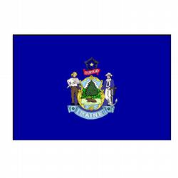 Maine Flag Decal (3-1/2 in. x 5 in.), III444
