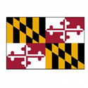 Maryland Flag Decal (3-1/2 in. x 5 in.), III445