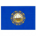 New Hampshire Flag Decal (3-1/2 in. x 5 in.), III454