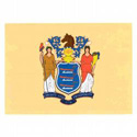 New Jersey Flag Decal (3-1/2 in. x 5 in.)